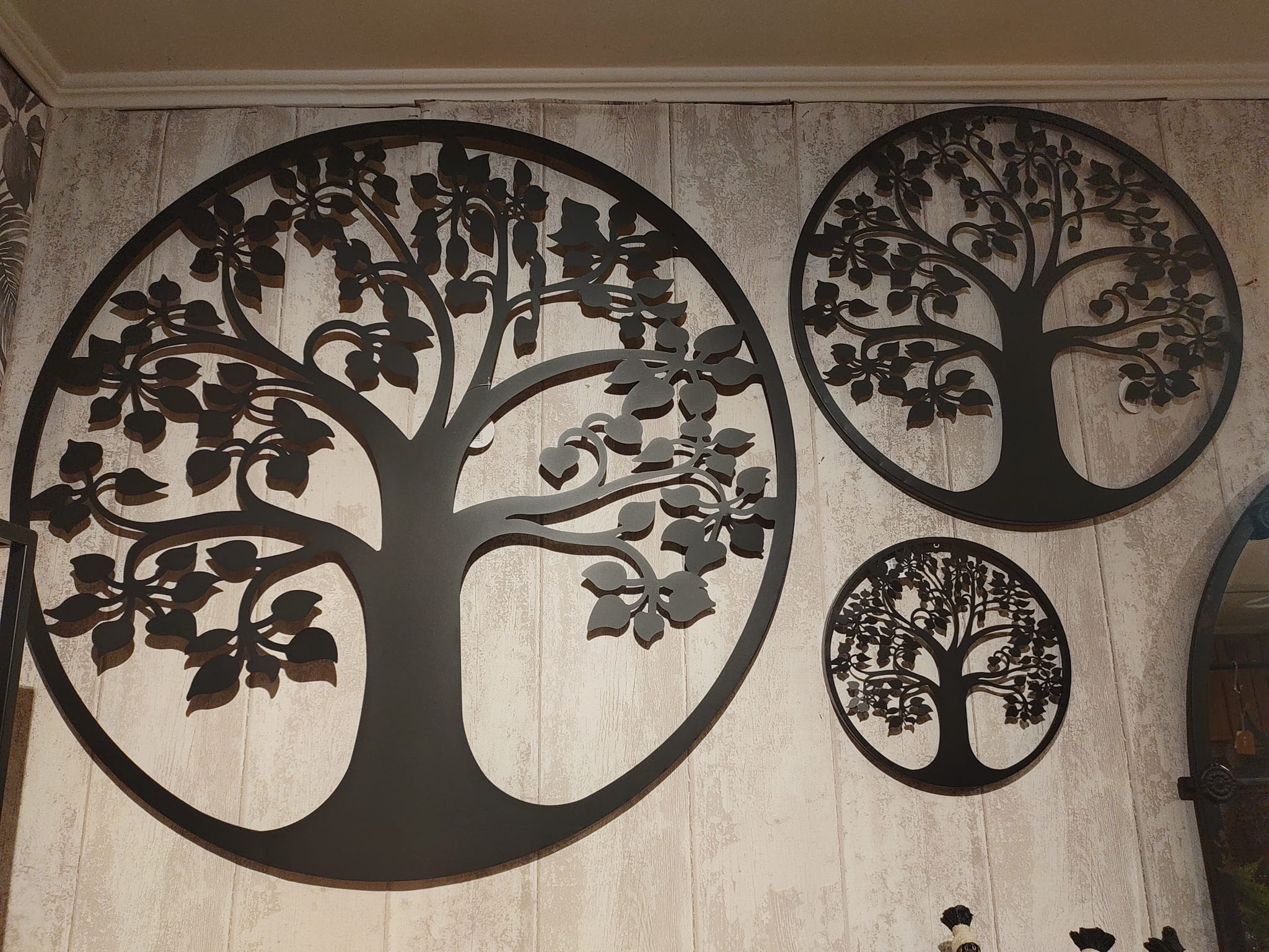 Arbre de vie en métal noir 60cm | Rigerfields